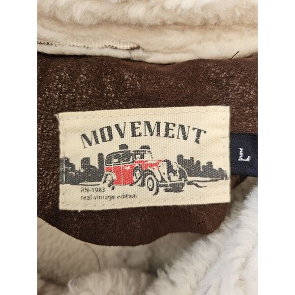 Brown Suede Faux Fur Jacket (Vintage Style) - Men's - Picture 2 of 6